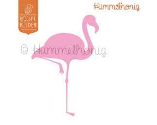Bügelbild Flamingo