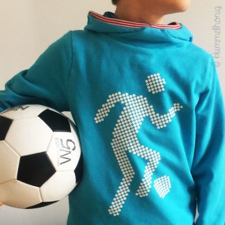 Bügelbild Fussballer